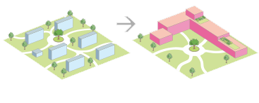 全棟一括建替えのイメージ