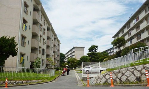 (外壁工事前)敷地内風景 敷地内風景