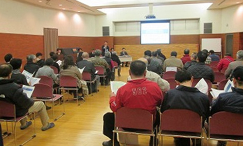 すみだ中央エリア北側地区事業化検討業務・地元勉強会の様子 すみだ中央エリア北側地区事業化検討業務・地元勉強会の様子