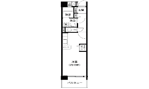 1R-iqの間取り