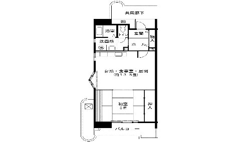 1LDK-イの間取り