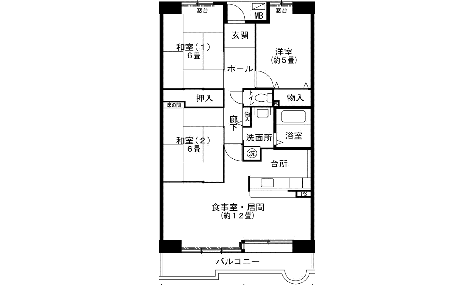 3LDK-アの間取り