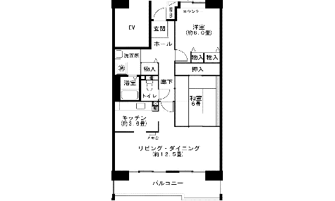 2LDK-イの間取り