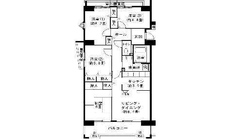 4LDK-アの間取り