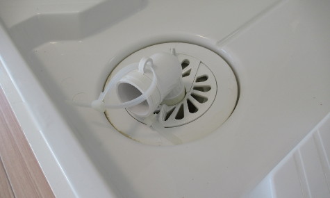 洗濯排水のパイプ