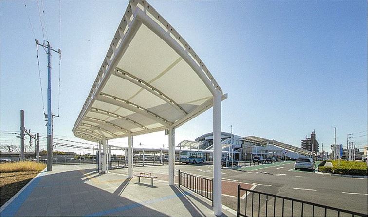 【神立駅西口駅前広場】神立駅西口駅前広場（北側付近）.JPG
