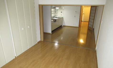 1DK住戸内部