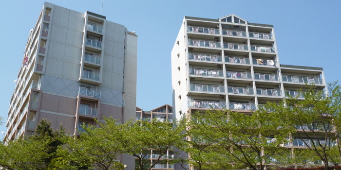 グリーンヒルズ六甲団地外観