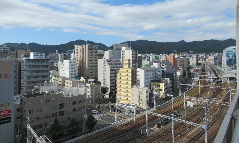 眺望北西方面