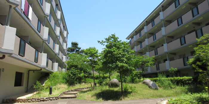 シティコート住吉本町団地外観
