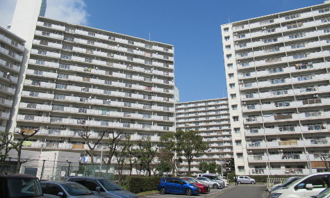 ポートアイランド団地の外観